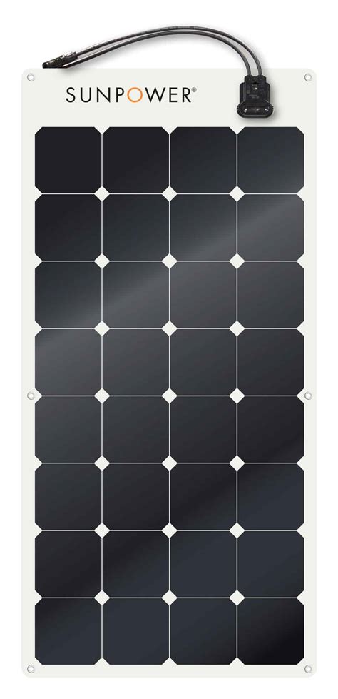 SUNPOWER SPR-E-FLEX-100 FLEXIBLE 100 WATT solar panel from SunPower ...