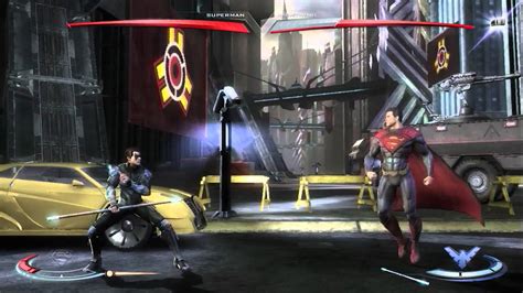 Injustice: Gods Among Us: Superman Vs. Nightwing Gameplay (Xbox 360) - Comic-Con 2012 - YouTube