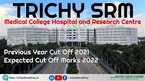 Trichy SRM Medical College Expected Cut Off 2022 - Fees - Management Quota - Previous Year Cut ...