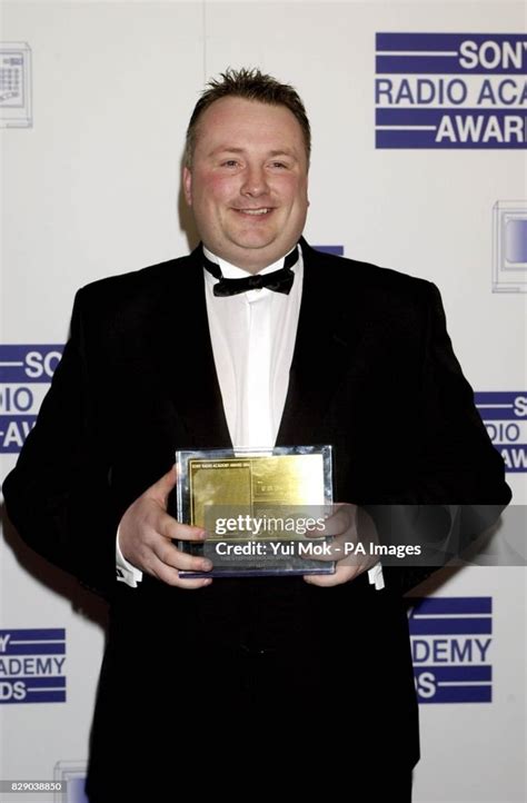 Stephen Nolan receives The Speech Award for The Stephen Nolan Show on... News Photo - Getty Images