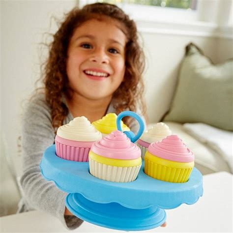 Green Toys Cupcake Set | A Mighty Girl