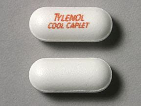 TYLENOL COOL CAPLET Pill White Oval - Pill Identifier