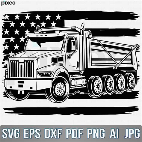 Dump Truck Clipart Png Irish Flags