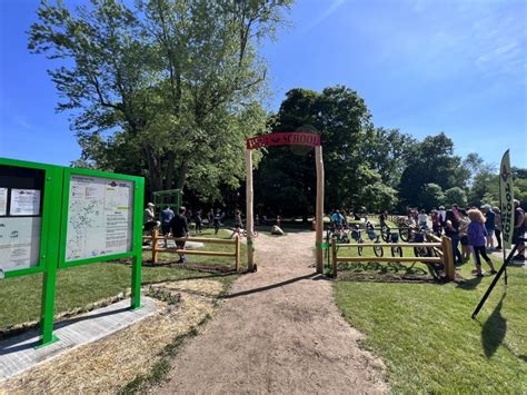 Ingham County Parks unveils bicycle playground for kids of all ages ...