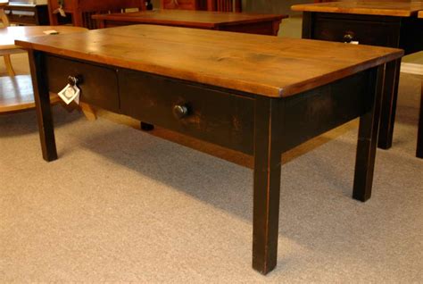 “Rustic” Pine Coffee Table – Brices Furniture