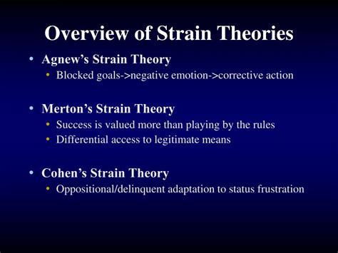 PPT - Strain Theory PowerPoint Presentation, free download - ID:139485