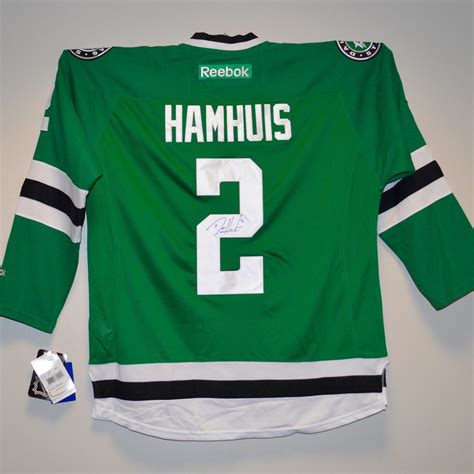 AHL Authentic - Dallas Stars Reebok Replica Jersey Signed by #2 Dan Hamhuis