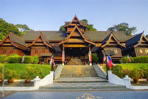 Fototapeta kuchenna The Malacca Sultanate palace Museum (Muzium Istana Kesultanan Melaka) is a ...