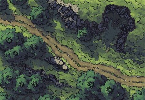 The Hillside Altar, a FREE battle map for D&D / Dungeons & Dragons ...