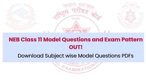 NEB Class 11 Model Question 2080-81 - NEB Model Questions For Class 11 Solutions