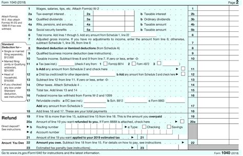 Describes new Form 1040, Schedules & Tax Tables