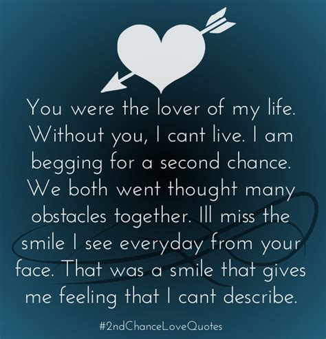 Second Chance Love Quotes – List of Best 2nd Chance Relationship Sayings