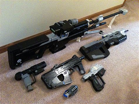 10 Pound 63 inch Halo Sniper Rifle made entirely of LEGOs | Gaming News | Gamerzunite.com