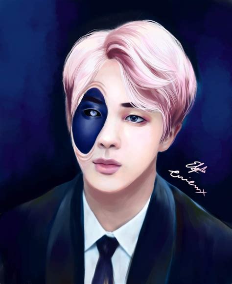 Jin hidden demon fanart | ARMY's Amino