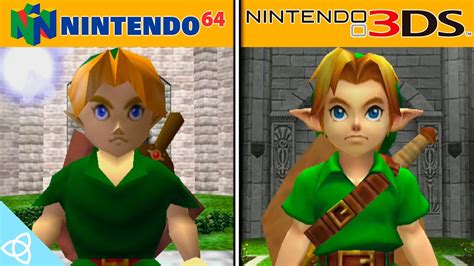 The Legend of Zelda: Ocarina of Time - Nintendo 64 Original vs. 3DS ...