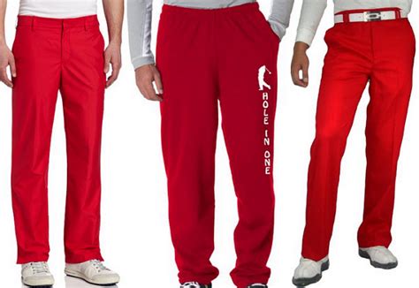 Red golf pants for men – WhereIBuyIt.com