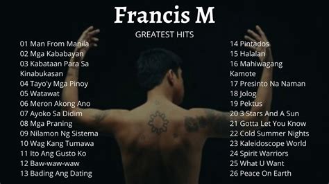 Francis Magalona Greatest Hits || Nonstop Songs Playlist - YouTube