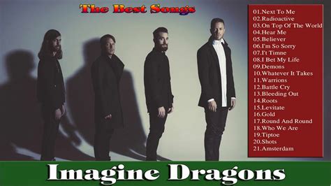 Imagine Dragons Greatest Hits Full Album | Imagine Dragons Playlist Best Songs Of - YouTube