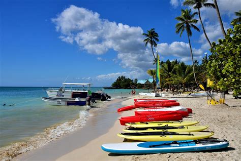 Public Beaches in Bayahibe near La Romana, Dominican Republic ...