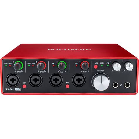 Focusrite Scarlett 18i8 USB 2.0 Audio SCARLETT-18I8-2ND-GEN B&H