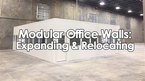 Modular Office Walls | Expandable & Relocatable | Panel Built | Modular ...