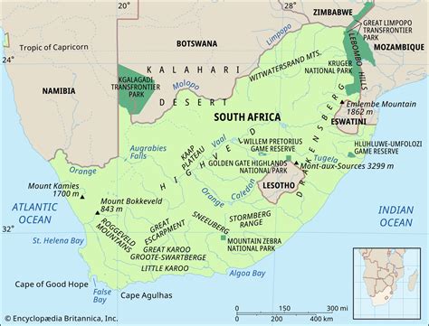 South African Map