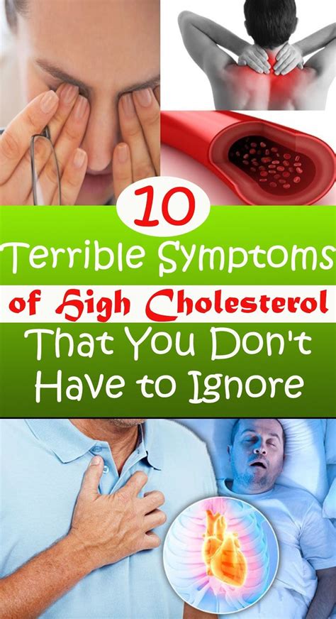 10 Symptoms Of High Cholesterol That You Shouldn’t Ignore | High cholesterol, Cholesterol ...