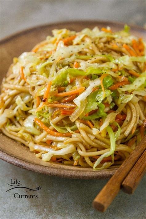 Udon Noodle Salad Serve it hot for a lovely main course, or cold for a great pot luck option ...