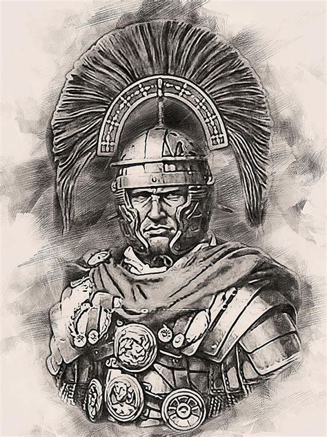 Portrait of a Roman Legionary - 50 by AM FineArtPrints in 2021 | Roman ...