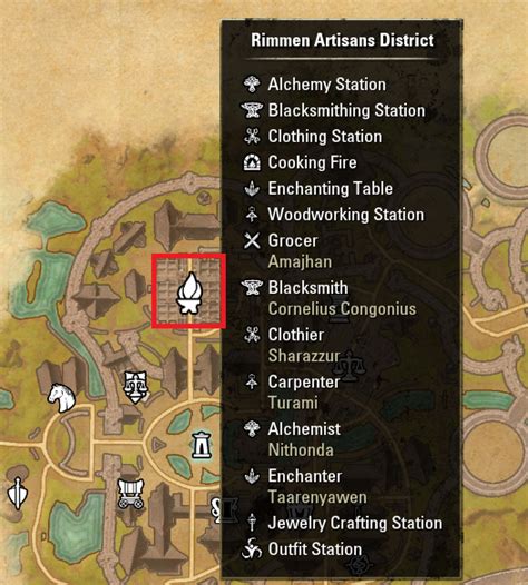 Where are the cooking fires and other crafting stations? - Bethesda Support