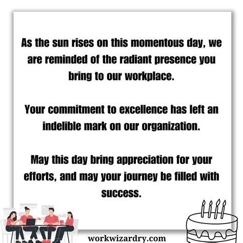 50 Employee Birthday Card Messages That Inspire Them - Work Wizardry