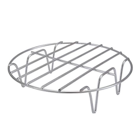 Wovilon Round Cooking Rack (2" x 6"), Stainless Steel Baking Cooling Steaming Grilling Rack Fits ...