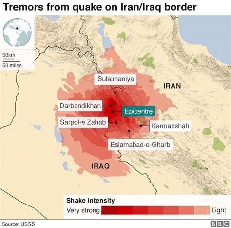 Iran-Iraq border earthquake is deadliest of 2017 - BBC News