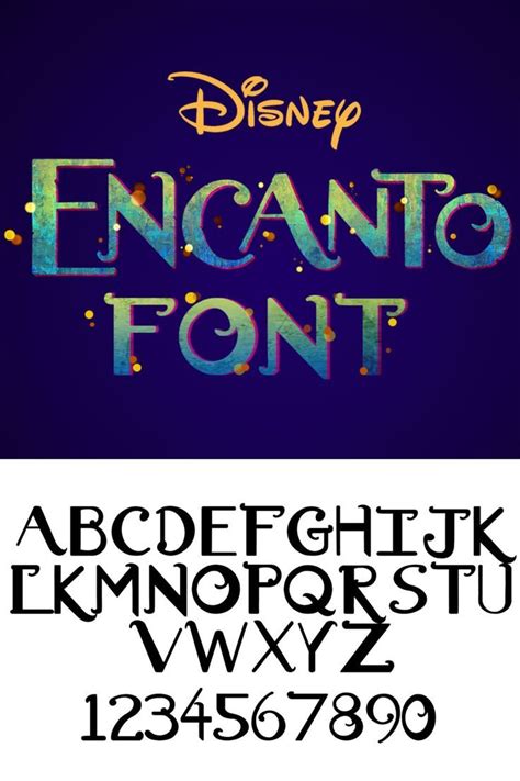 Encanto Font Free Download | Encanto, Lettering, Disney font