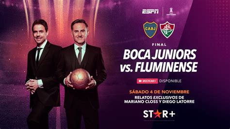 ESPN trae Boca vs. Fluminense, la imperdible final de la CONMEBOL Libertadores por STAR+ - ESPN ...