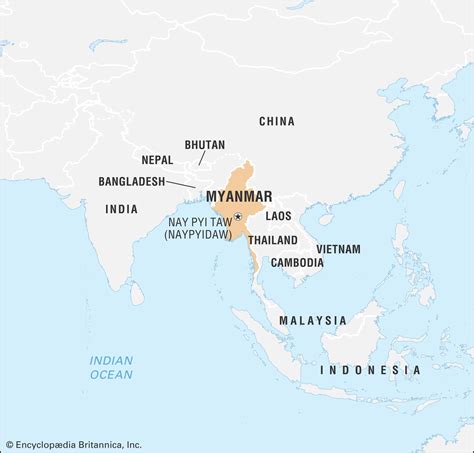 Myanmar | History, Map, Flag, Population, Capital, Language, & Facts ...