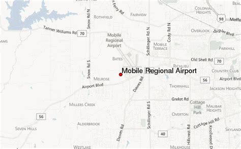 Mobile Regional Airport Location Guide