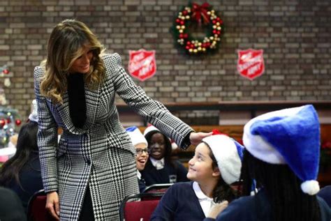 Melania Trump Hands Out Christmas Presents to London Children | The ...