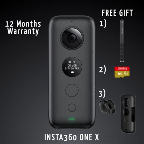 Insta360 One X with Free Accessories Brand New, Photography, Cameras on Carousell