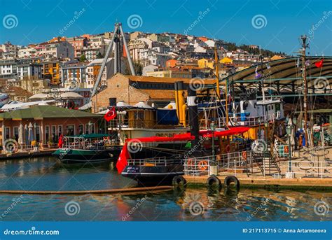 ISTANBUL, TURKEY : View on Rahmi M. Koc Museum from the Strait Golden Horn Editorial Image ...