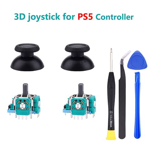 Joysticks Replacement for Playstation 5 DualSense PS5 Controller Screwdriver 2K3 Ohm Analog 3D ...