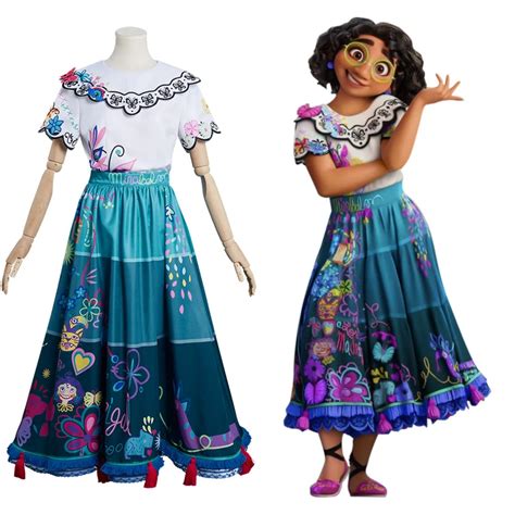 Encanto Mirabel Halloween Carnival Suit Cosplay Costume Dress Outfits | Vestido para cosplay ...