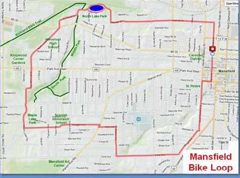 Mansfield City Bike Loop - Destination Mansfield