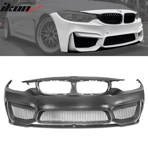 Compatible With 14-20 BMW F32 4 Series M4 Style Front Bumper Cover Replacement w/ Lip - PP ...