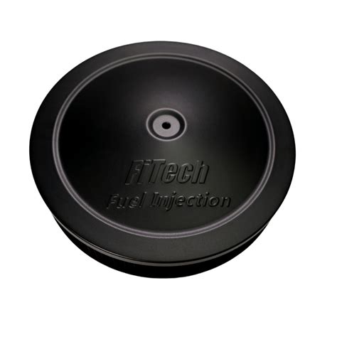 FITECH 2 Inch Air Filter 1.5 Inch Drop Base/ Black/ Air Filter Top/ 14 ...