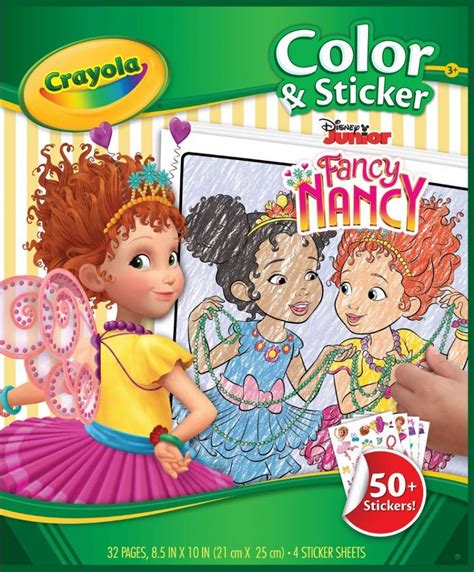 Amazon Lowest Price: Crayola Fancy Nancy Coloring Pages & Sticker Sheets