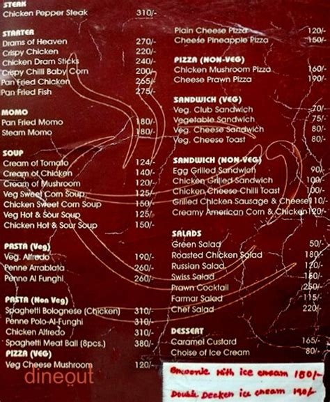 Menu of The Nest Cafe, Jadavpur, Kolkata | Dineout