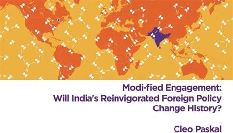 New paper on India's foreign policy under PM Modi