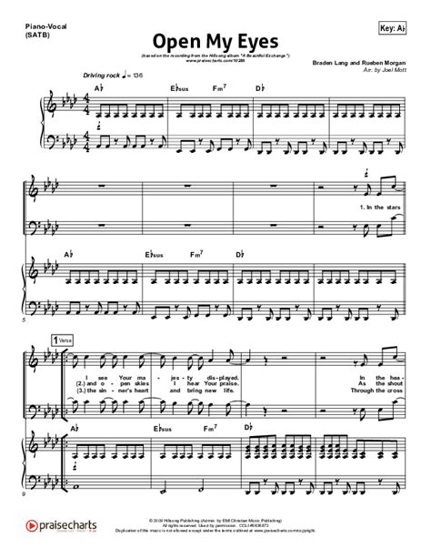 Open My Eyes Sheet Music PDF (Hillsong Worship) - PraiseCharts