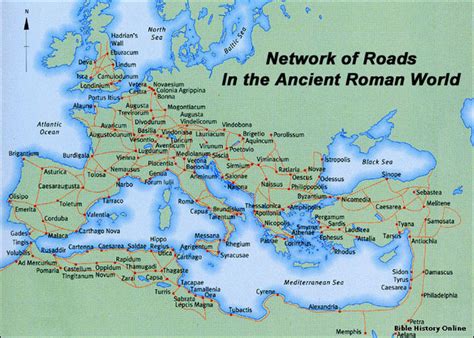 Network of Roman Roads.. - Maps on the Web